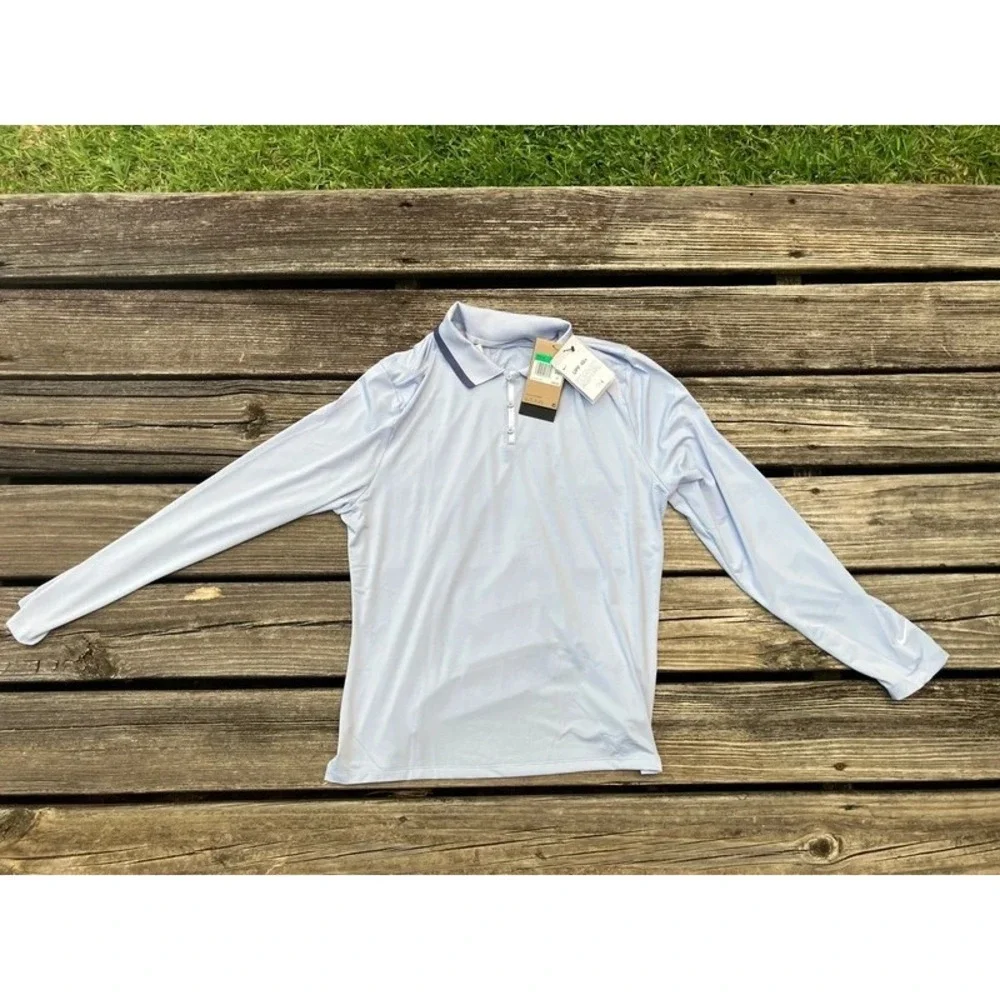 Women's long sleeve golf polo Nike Dri-FIT Tour NWT FZ6281-057 Rare! Xl